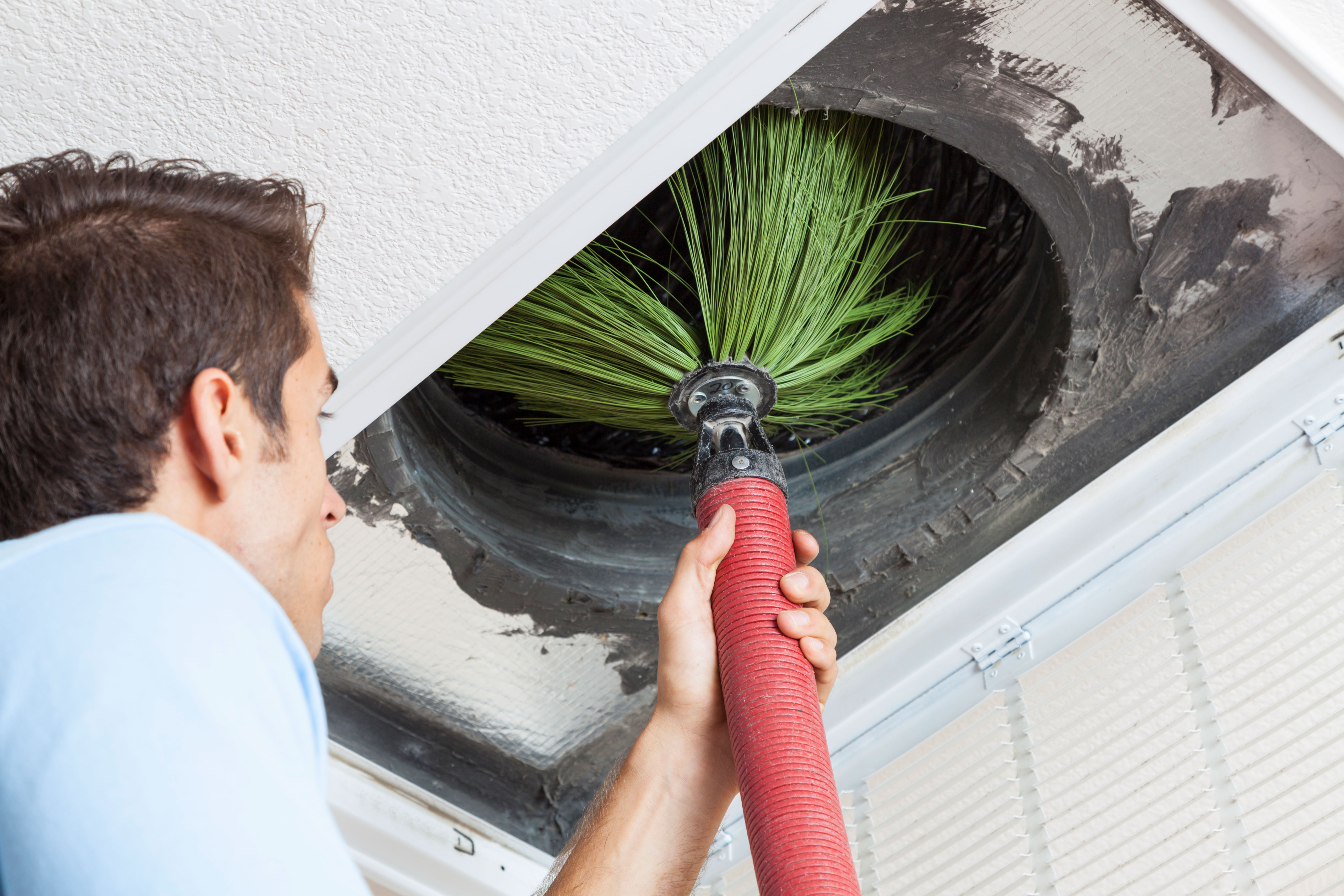 Fresh-air ventilation in a residential home