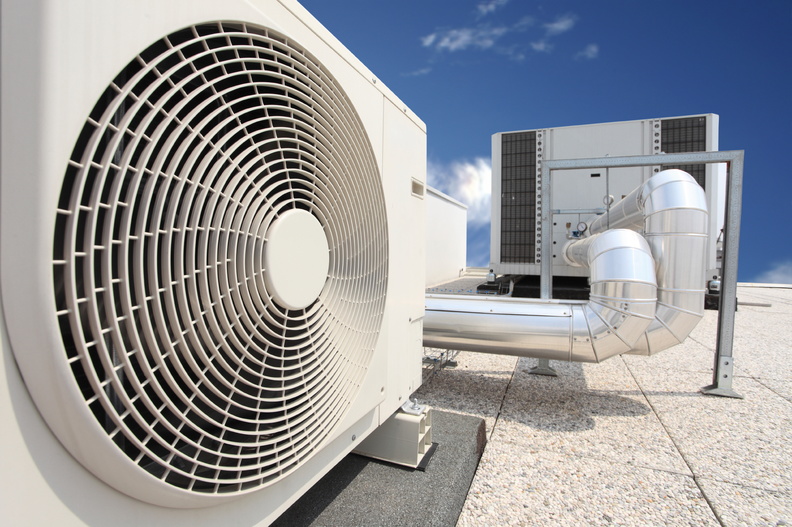 Commercial packaged HVAC unit