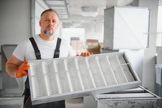 Whole-home air cleaner integrated with HVAC equipment